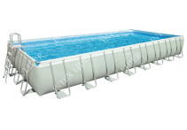 Бассейн каркасный Intex Rectangular Ultra Frame Pool, 975х488х132 см 28372