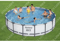 56041 Каркасный бассейн прямоугольный BestWay, 239х150х58см